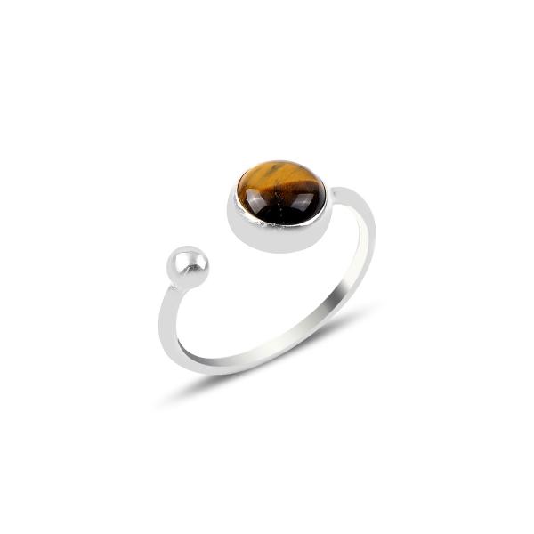 Sterling silver deals tiger eye ring