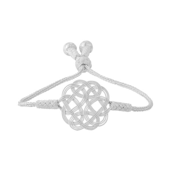 Silver love on sale knot bracelet