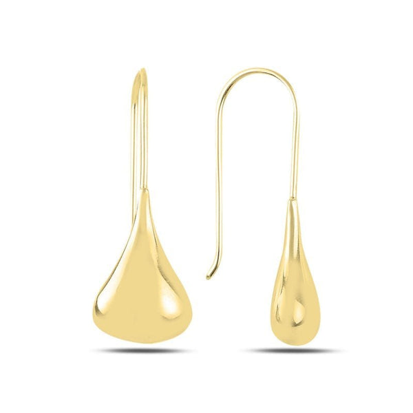 Teardrop earrings in sterling silver - Zehrai