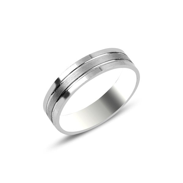 4mm Matte Band Ring In Sterling Silver – Zehrai